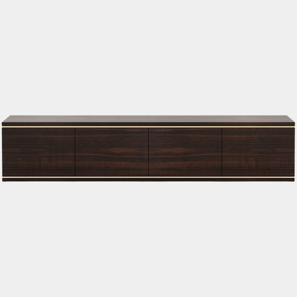 Rizzo Smoked Eucalyptus Wood TV Cabinet