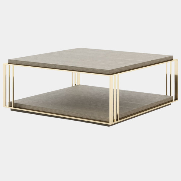 Rodrigues Golden Metal Coffee Table