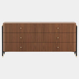 Rosewood Walnut Mid-Century Chest of Drawers