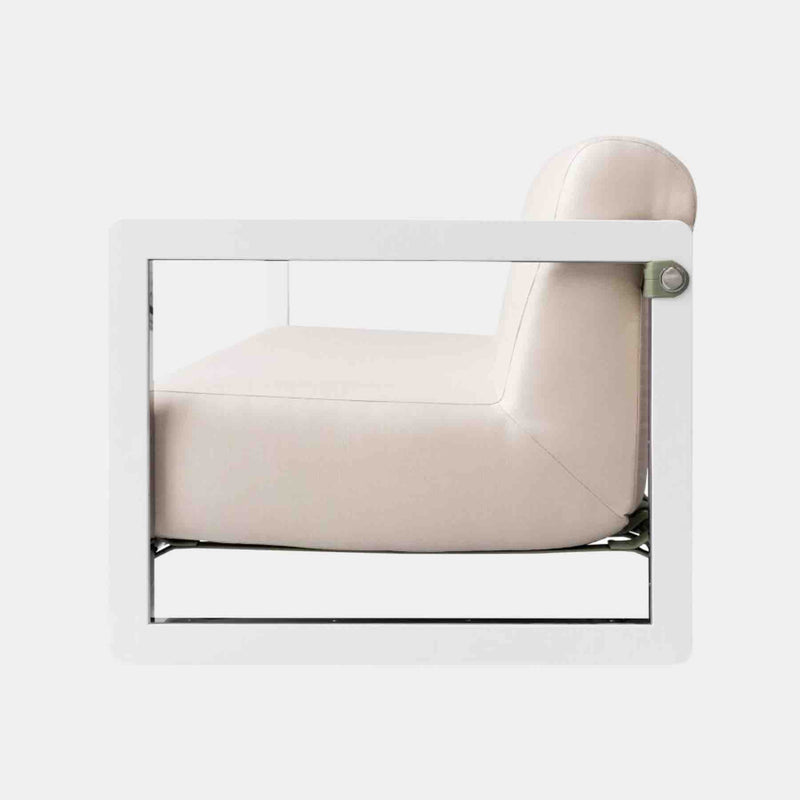 Saccu Outdoor Nickel-Plated Sofa