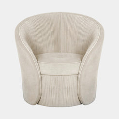The Pleated Winged Chair