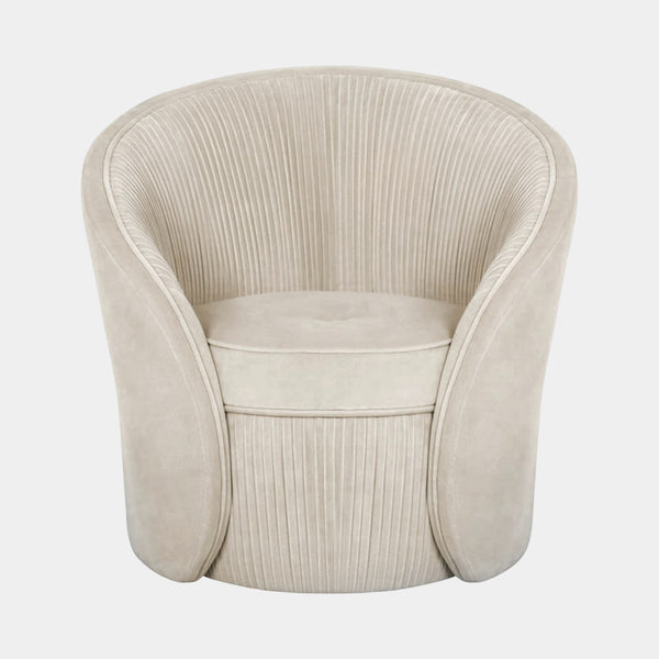 The Pleated Winged Chair