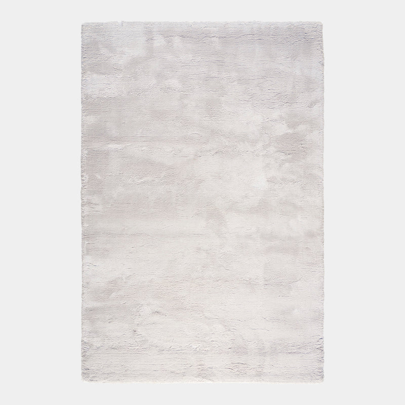 Thick & Fluffy Délice Silver Hand-Woven Rug