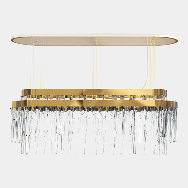 Opulent Tiffany Celestial Crystal Chandelier - Luxury Home Decor