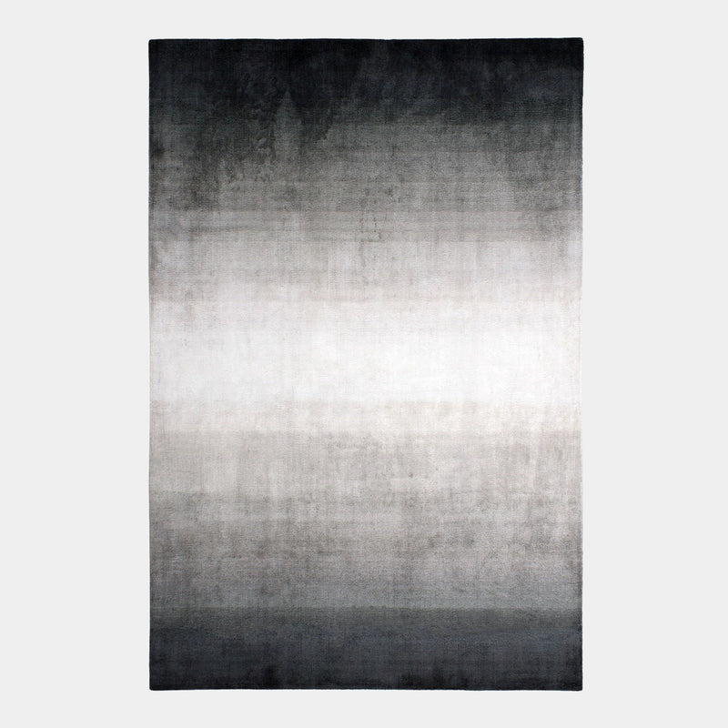 Tonal Grey Haze 100% Viscose Sheen Rug