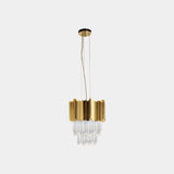 Luxury Crystal Glass Pendant Lamp - Gold Finish Zenith Pendant