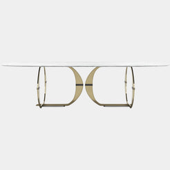 Vivienne Luxury Marble Dining Table