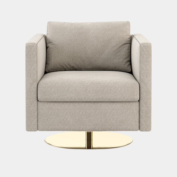 Xangai Luxury Armchair with Golden Base