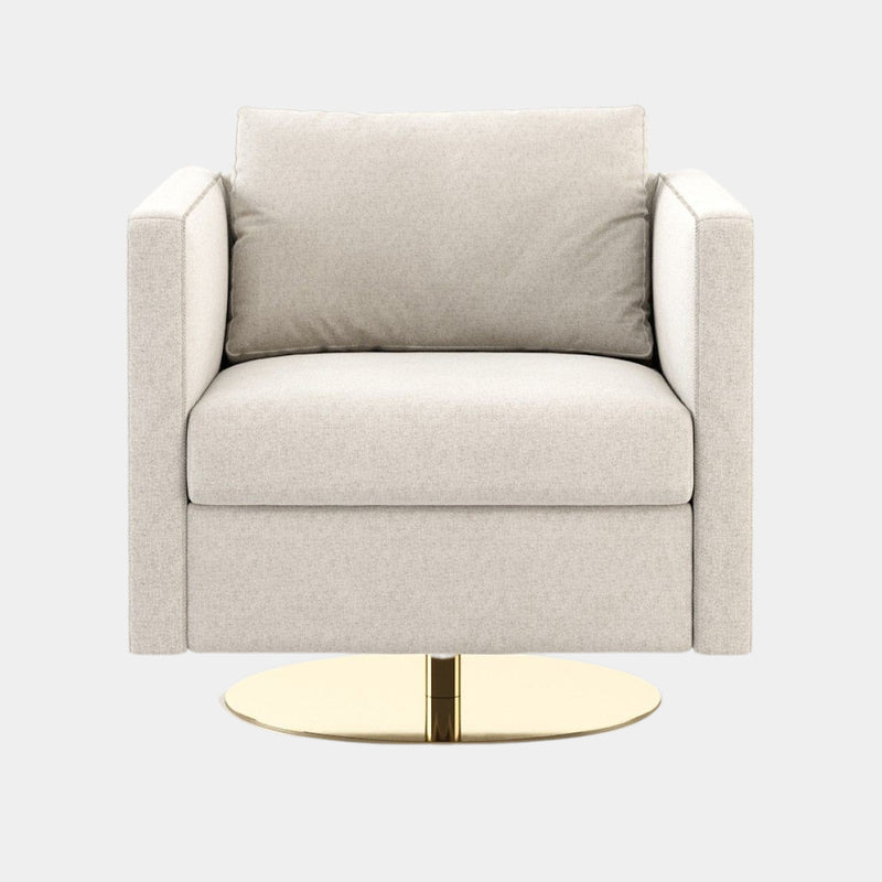 Xangai Luxury Armchair with Golden Base