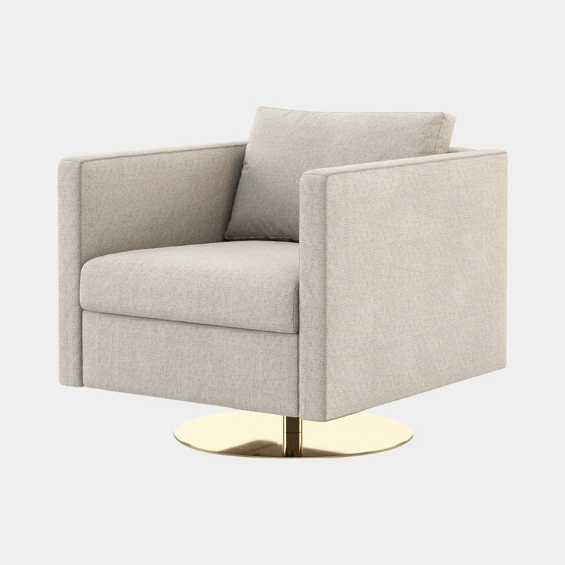 Xangai Luxury Armchair with Golden Base