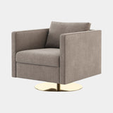 Xangai Luxury Armchair with Golden Base