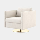 Xangai Luxury Armchair with Golden Base