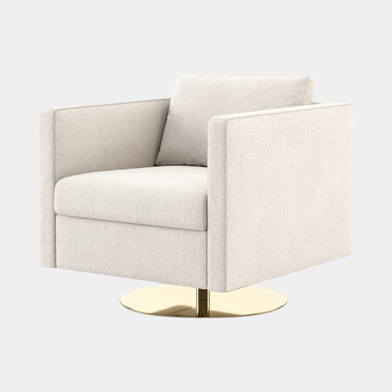 Xangai Luxury Armchair with Golden Base